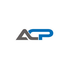 letter acp logo simple clean and elegance