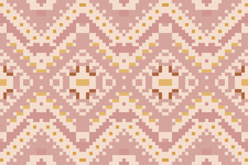 Indian Ethnic Pattern Designfolk Embroidery, Aztec Geometric Ornament Print. Design for Carpet, Wallpaper, Clothing, Wrapping, Fabric