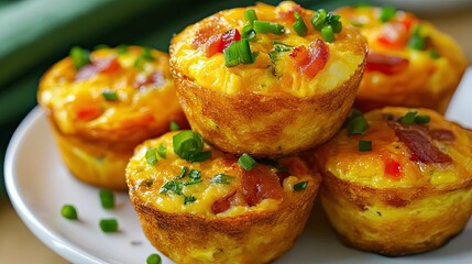 Savory Bacon and Cheese Egg Muffins