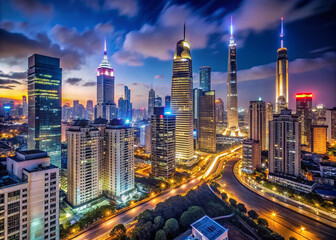 Fototapeta premium city at night