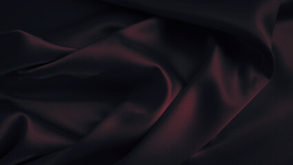 Black dark gray purple burgundy red background. Silk satin fabric. Luxury elegant beauty premium rich. Shiny glitter shimmer silky. Drapery fold crease. Christmas birthday Valentine romance festival.