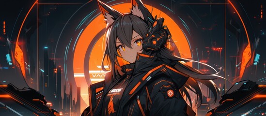 Cyberpunk Anime Girl