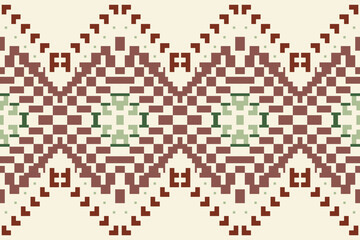 Folklore Abstract Geometric Pattern Wallpaperfolk Embroidery, Aztec Geometric Ornament Print. Design for Carpet, Wallpaper, Clothing, Wrapping, Fabric