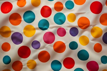 Fototapeta premium Colorful Polka Dot Pattern
