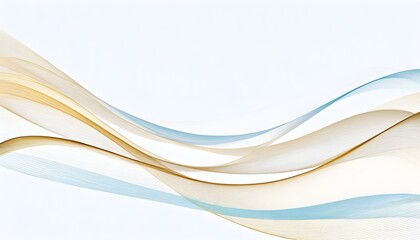 Pastel Symphony of Tranquil Wavy Lines