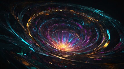 Obraz premium a shimmering ethereal pulsar pod exudes opule image