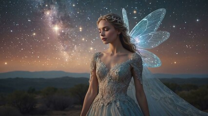 a wanderluststricken celestial being drifts a image