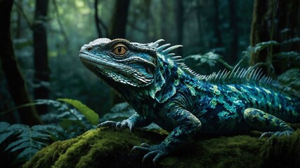 in the ethereal glow of a moonlit forest a dr image