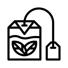 Tea Bag line icon