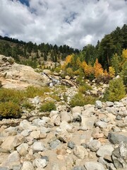 Mountain view in the autumn