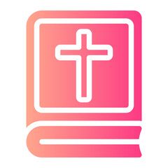 Obraz premium bible gradient icon