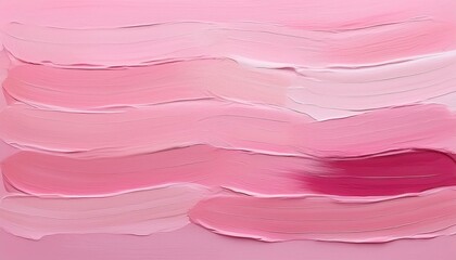 horizontal brush strokes in different shades of pink,