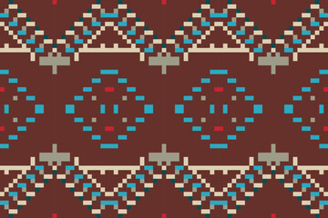 Navajo Korean Traditional Patternfolk Embroidery, Aztec Geometric Ornament Print. Design for Carpet, Wallpaper, Clothing, Wrapping, Fabric