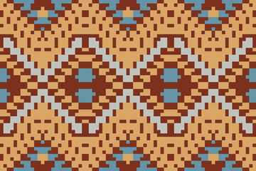 Knit Islamic Geometric Patterns Drawingfolk Embroidery, Aztec Geometric Ornament Print. Design for Carpet, Wallpaper, Clothing, Wrapping, Fabric
