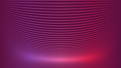 Neon Abstract Background with Lines