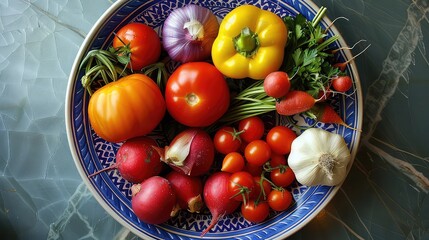 Vibrant Healthy Salad with Quinoa and Fresh Vegetables generated with AI