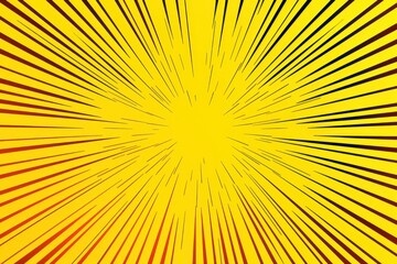 Fototapeta premium Vibrant Abstract Comic Lines, Energetic sunray patterns, Dynamic frames for titles, Explosive textures, Motion-filled rectangles, Engaging vector illustration backdrop