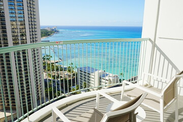 Waikiki Beach in Honolulu, Hawaii, USA - アメリカ ハワイ ホノルル ワイキキビーチ