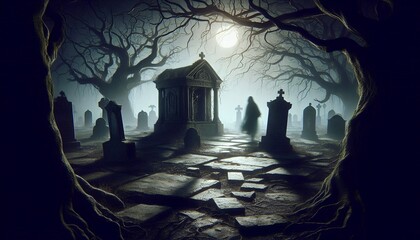 Halloween dark background
