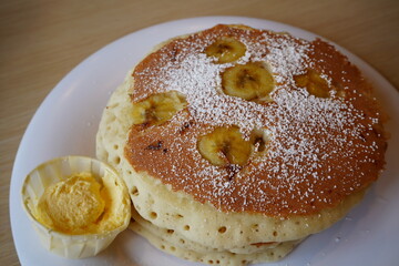 Fluffy Banana Pancake - バナナ パンケーキ	