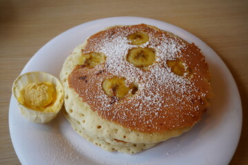 Fluffy Banana Pancake - バナナ パンケーキ	
