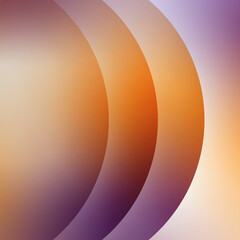 gradient curves with shades of orange, yellow and purple for, applications, textures, background, decoration, web, social media, posters. gradient background. overlapping circles