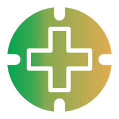 Mental Health Icon on flat gradient style. How to manage anxiety at work effectively