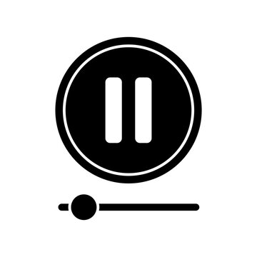 recommend clip art: pause concept line icon. Simple element illustration. pause concept outline symbol design.