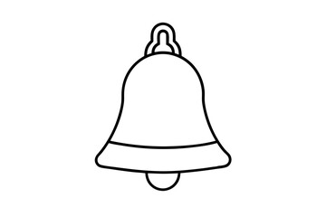 christmas bell isolated on white