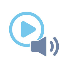 media concept line icon. Simple element illustration. media concept outline symbol design.