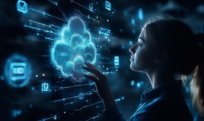 Executive Implementing Cloud-Based ERP System for Business Management Efficiency Through a Smart Interactive Interface, Generative AI