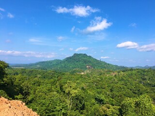 Meratus Borneo rainforest landscape