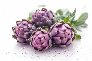 Obraz premium Products for healthcare, healthcare concept - artichoke medicine. Artichoke Extract. Ai 