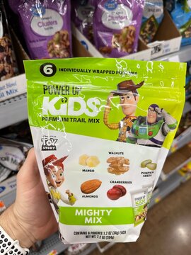Power Up Kids Mighty Mix Trail Mix Bag with Toy Story Design