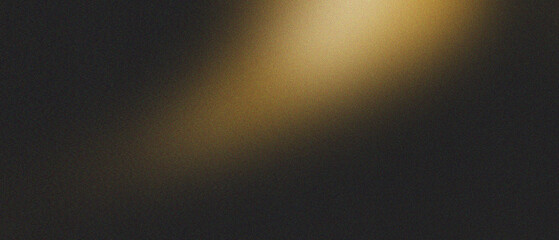 Grainy gradient background gray brown golden yellow glowing light dark noise texture banner poster backdrop design