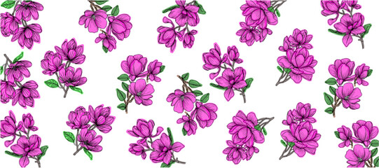 Set of Beautiful watercolor bouquets of soft pink and yellow sunflowers roses and leaves arrangement