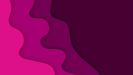 Abstract maroon colored paper cut shapes background