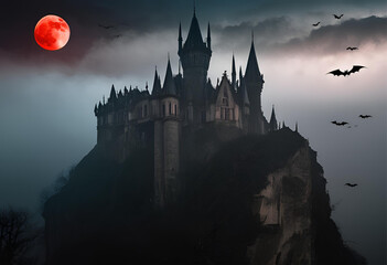 haunted castle in the woods