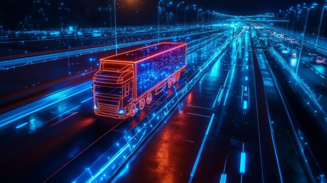 Technology of transportation concept. Traffic control systems. Internet of Things. Mobility as a service