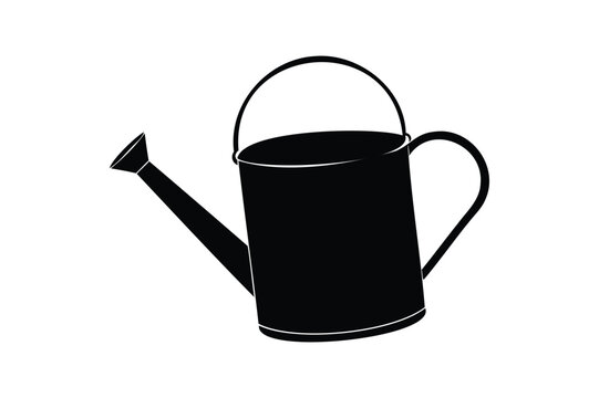 recommend clip art: Watering Can Silhouette Clipart Vector Illustration Transparent White Background