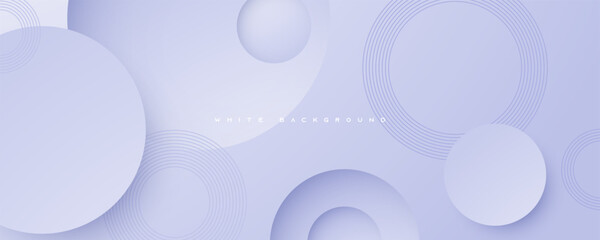 Modern abstract light silver background elegant circle shape design