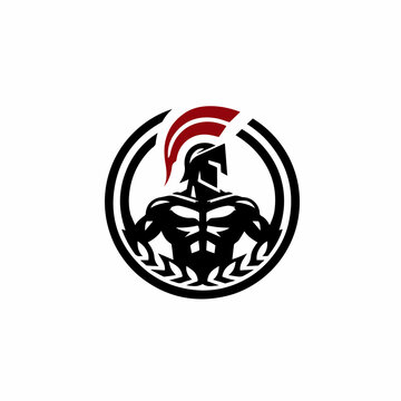 recommend clip art: Sparta Logo, Spartan Helmet and Cloak for Greek Roman Warrior Knight Solider logo design inspiration