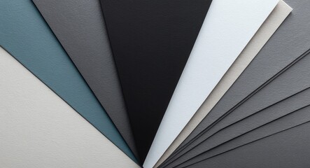 Smoky quartz to jet black gradient rough paper giving a modern minimalist look with a textured surface