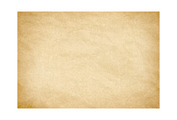 Old brown paper texture isolated background