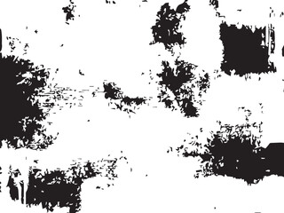 Rough black and white texture vector. Distressed overlay texture. Grunge background. Abstract textured effect. Vector Illustration. Black isolated