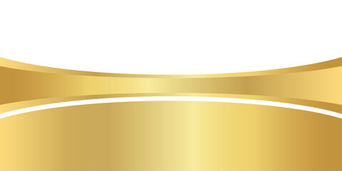 gold gradient for banner, golden wavy shape, gold wave curve on white background, golden wave corner shape for banner, stripes ribbon golden graphic, striped gold radient luxury