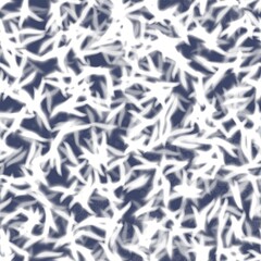 seamless pattern with blue flowers