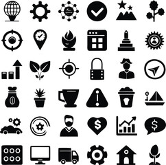 set of icons for design