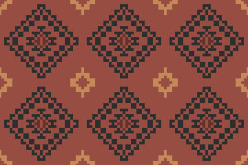 Baroque Geometric Pattern Drawingfolk Embroidery, Aztec Geometric Ornament Print. Design for Carpet, Wallpaper, Clothing, Wrapping, Fabric