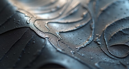 water drops on a glass